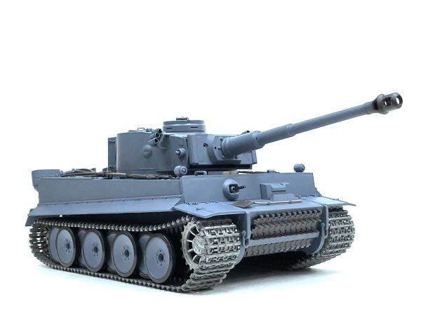 【塗装済み完成品戦車ラジコン】Heng Long 2.4GHz Ver.7.0 1/16 タイガーI型 3818-1 Upgrade  ☆メタルキャタピラバージョン拍卖