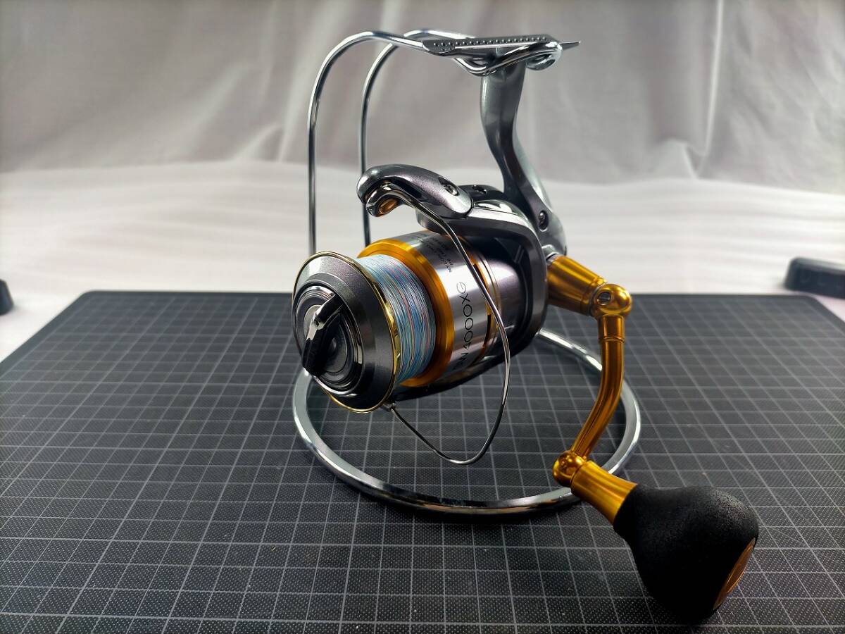 壘【PEおまけ】 シマノ 10 バイオマスターSW 4000XG 日本製 Shimano BIOMASTER スピニングリール ジギング カゴ釣り 1702F拍卖