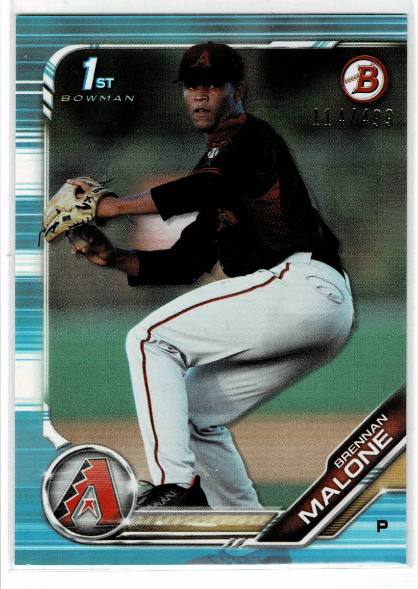 2019 Bowman Draft Brennan Malone Light Blue /499拍卖