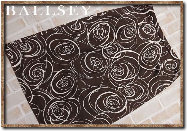 ☆BALLSEY ボールジー プリントスカート 茶☆難あり拍卖