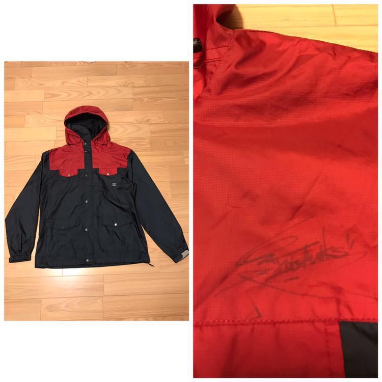 良品☆DC/ディーシー メンズサイズL APPAREL DIVISION/サイン入り クイックシルバージャパン 薄手ナイロンパーカ マウンテンジャケット拍卖