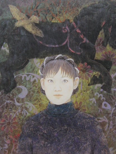 仲裕行、【夢】、希少な額装用画集より、新品額装付、状態良好、送料込み拍卖