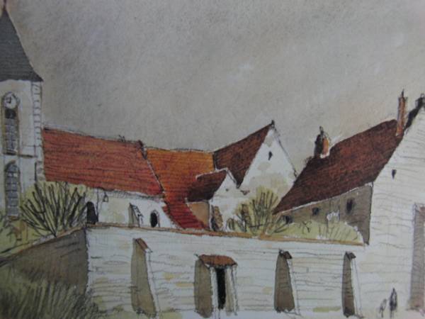 安野光雅、シャイイの教会、希少額装用画集、新品額装付、y321拍卖