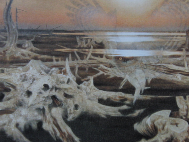 岩橋英遠、【北の木たち】、希少な額装用画集より、新品額装付、状態良好、送料込み拍卖