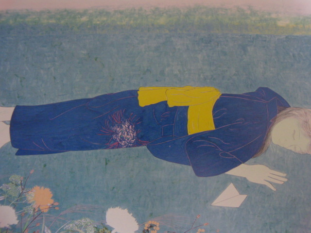 加藤登美子、【五番町夕霧楼・夕子】、希少な額装用画集より、新品額装付、状態良好、送料込み拍卖