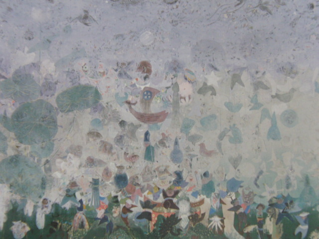 吉村誠司、【雛祭り】、希少な額装用画集より、新品額装付、状態良好、送料込み拍卖