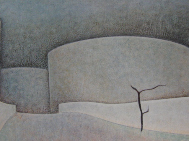 牛島憲之、【タンクの道】、希少な大判額装用画集より、新品額装付、状態良好、送料込み拍卖