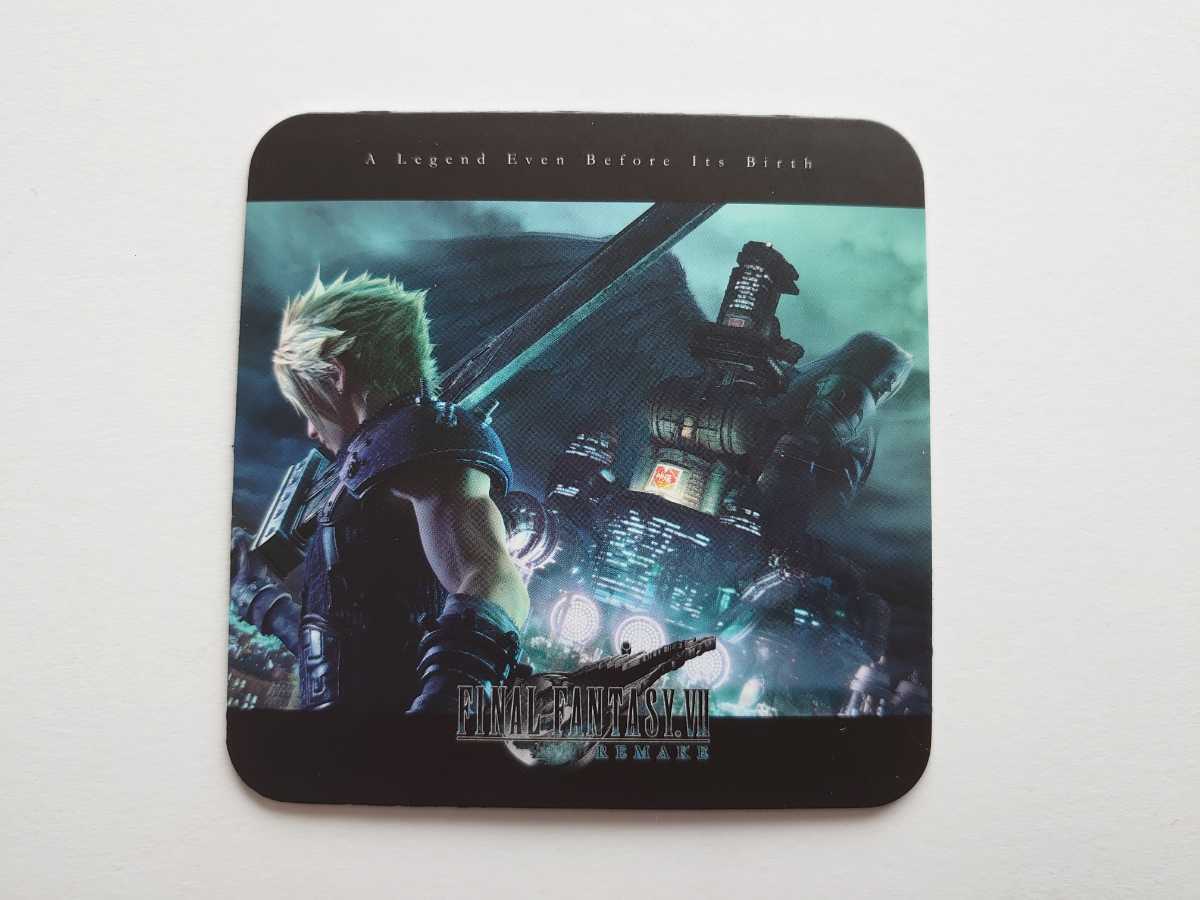 スクエニカフェ アルトニア ファイナルファンタジー7 FF7リメイク 特典 コースター クラウド セフィロス 非売品 FINAL FANTASY VII REMAKE拍卖