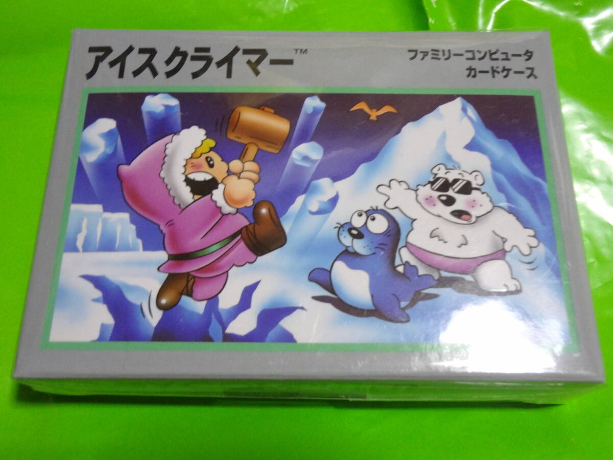 ファミリーコンピューター カードケース アイスクライマー 箱サイズ12x8.5cm ファミコン拍卖