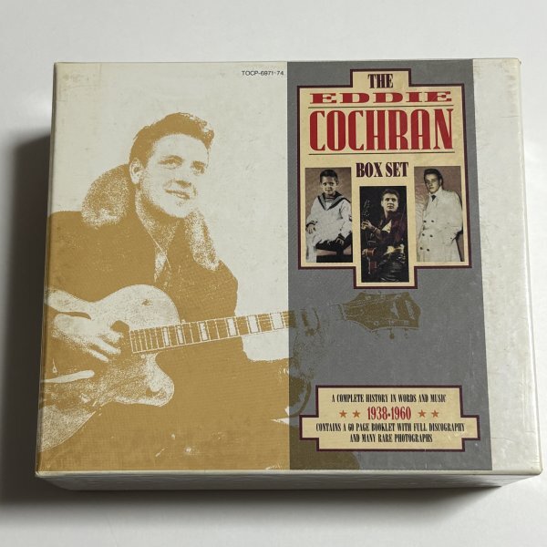 国内盤4枚組CD エディ・コクラン『ボックス・セット』Eddie Cochran BOX SET 全113曲収録 TOCP6971-74 1991年発売拍卖
