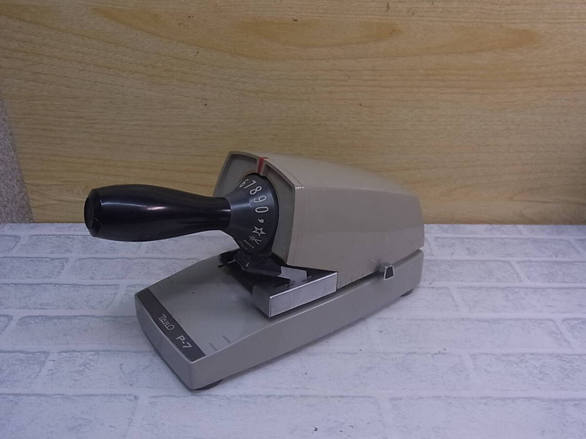 ◎M/632●内田洋行☆トーホー チェックライター☆P-7☆動作不明☆ジャンク拍卖