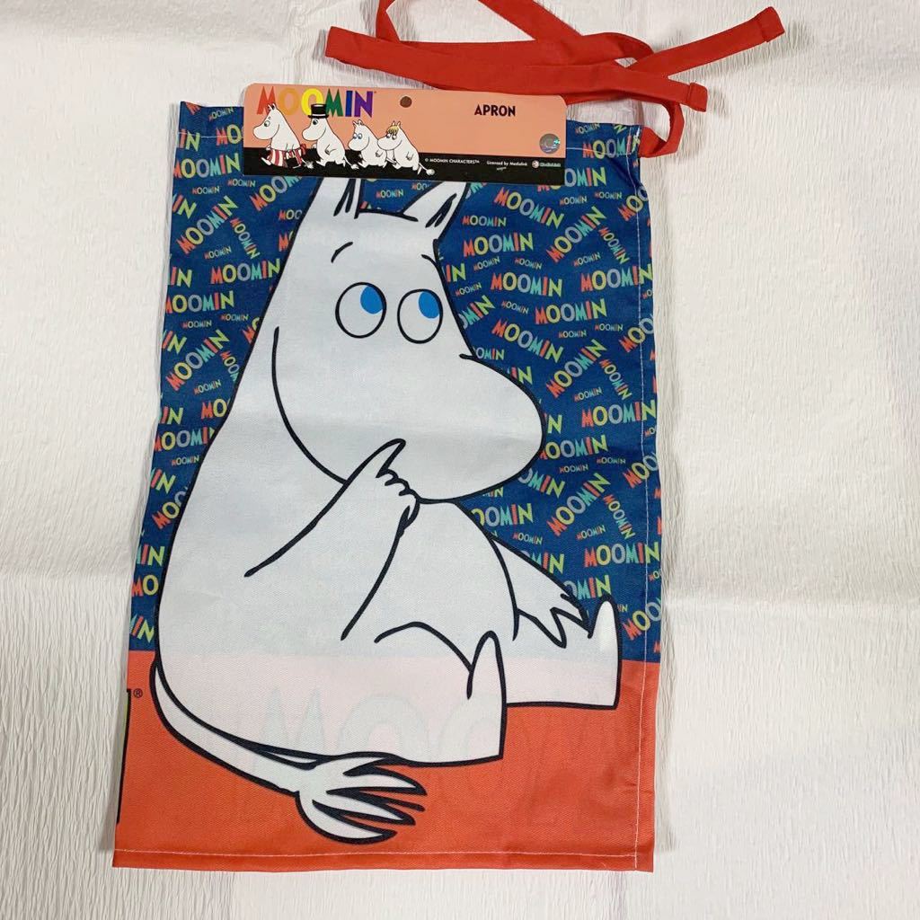 匿名配送 送料無料 未使用 ムーミン サロンエプロン ポケット付き 腰エプロン MOOMIN 海外限定 キッチン 料理拍卖