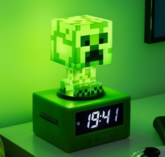マインクラフト Minecraft ★ 目覚まし時計 クリーパー フィギュア B拍卖