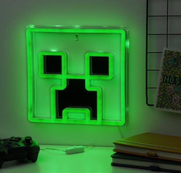 マインクラフト Minecraft ★ 壁掛け LED ネオン ライト A拍卖