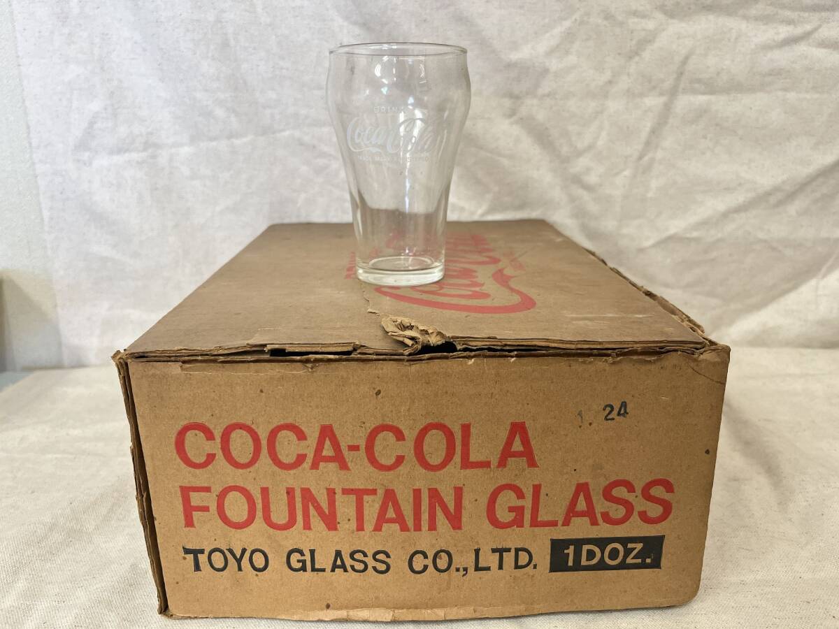 ☆レトロ!【コカ・コーラ】 ファウンテングラス 1個 当時物 未使用 ☆彡拍卖
