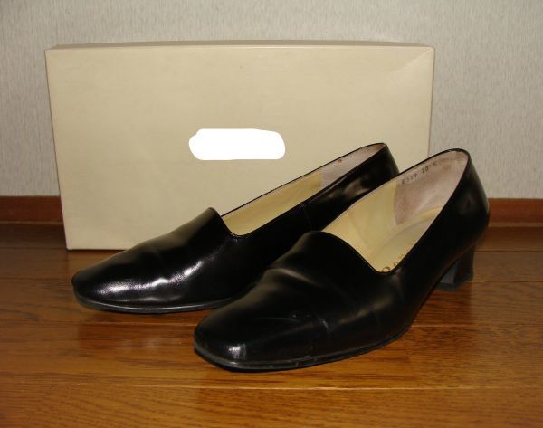 USED:PENELOPE COLLECTION//スクエアトゥパンプス 23.0cm 日本製 F拍卖