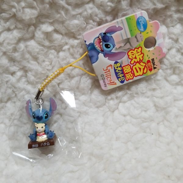 ディズニー 渋谷限定 忠犬ハチ公 スティッチ 根付拍卖