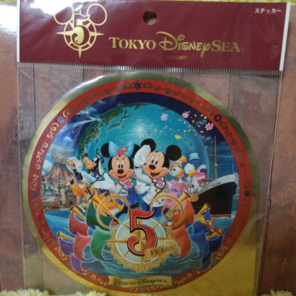 ディズニーシー 5周年 ミッキー ミニー ステッカー拍卖