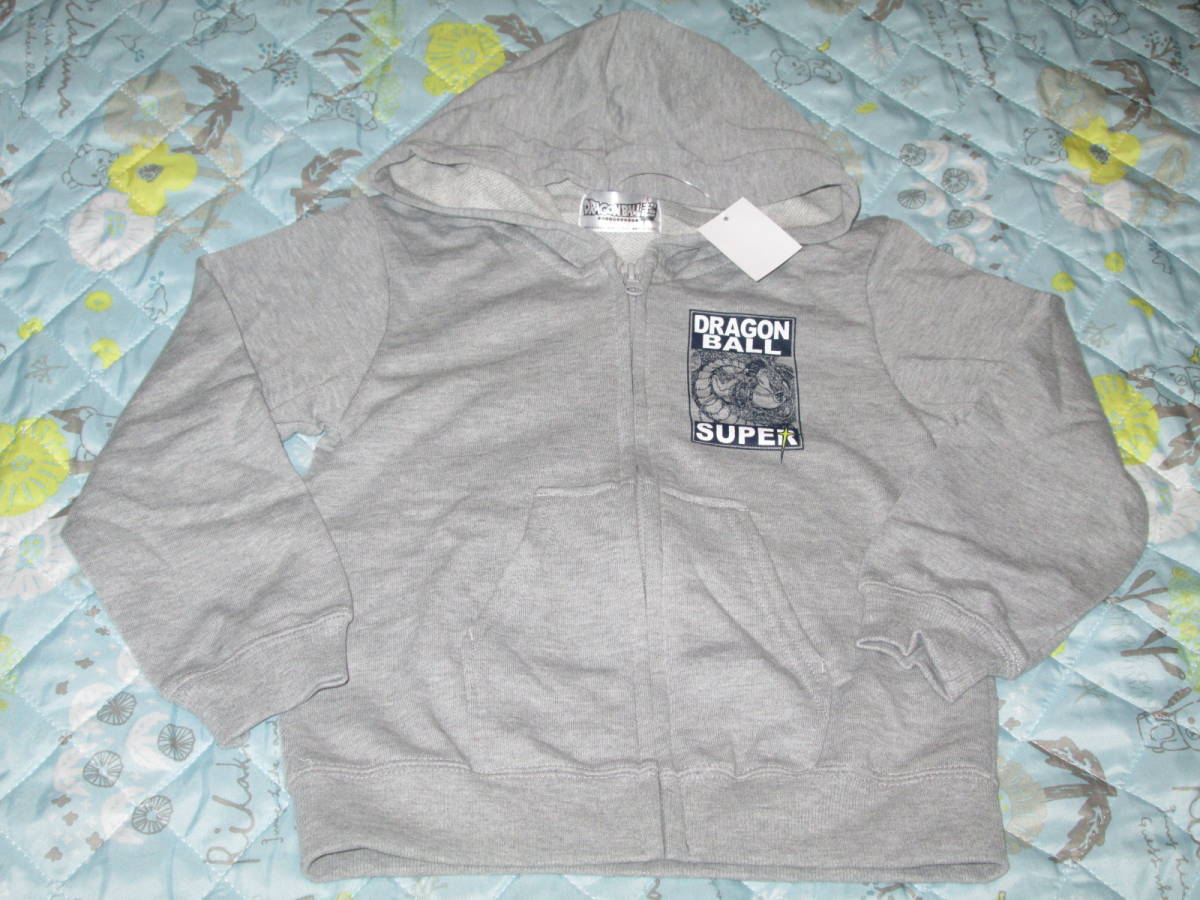 ◇新品!ドラゴンボール超 ジップパーカ グレー 120cm◇拍卖