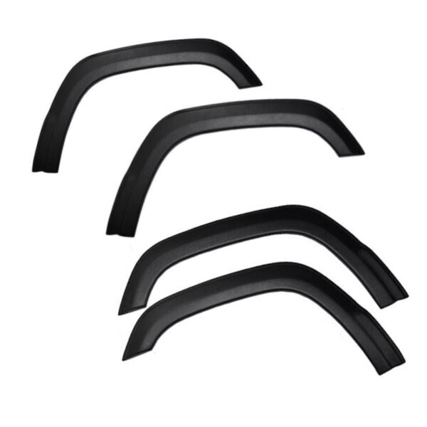 スズキ ジムニー オーバーフェンダー JB64 ビスなしタイプ 出幅片側1cm ワイドフェンダー フロント サイドフェンダー リア ブラック 新品拍卖