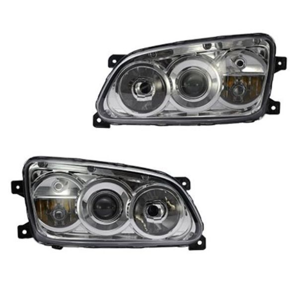 日野 プロフィア HID 純正タイプ ヘッドライト 左右 イエローフォグ グランドプロフィア NEWプロフィア キセノン プロジェクター 新品 修理拍卖