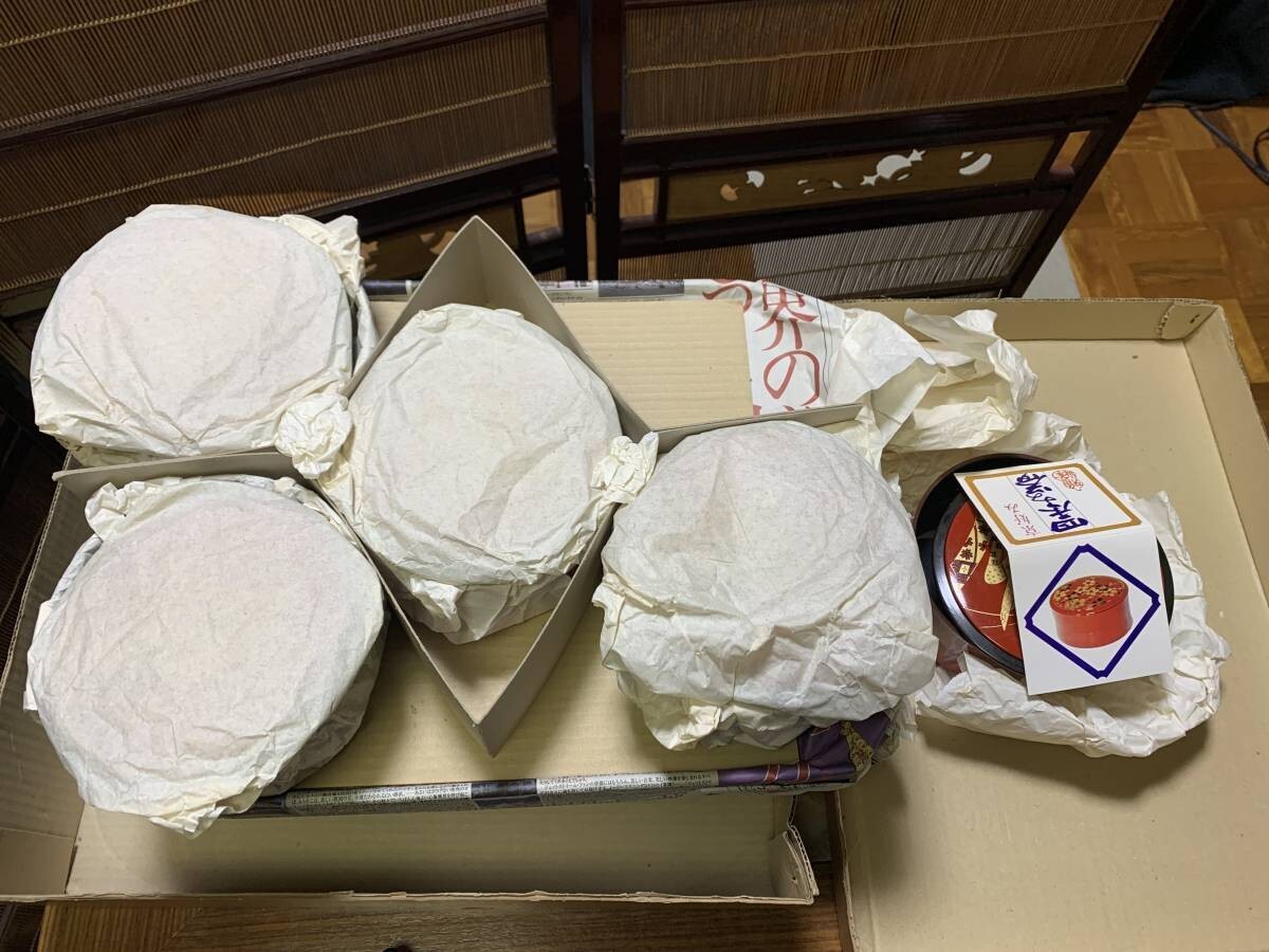 未使用 雅峰 盆付き 飯切/小鉢 蓋付き 5客 6点セット 『四季の器』 寿司桶/お櫃/合成漆器/和食器/おもてなし 美品/保管品#2yo拍卖