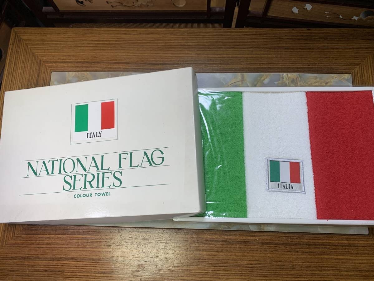 National Flag Colour Towel イタリア カラータオル 3枚入り#702my拍卖
