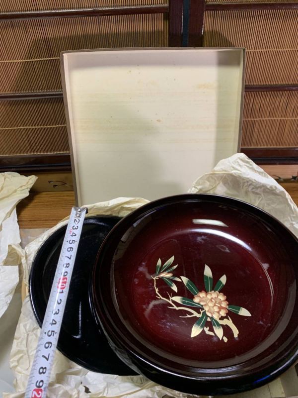 玉虫ぬり 高級漆器 名産 花シリーズ 記念品#401yo拍卖