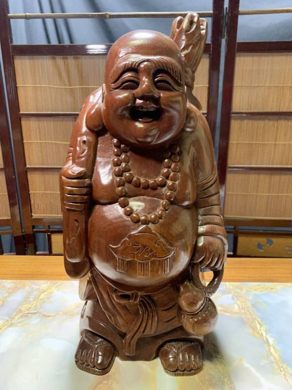 大黒様 木彫 4.6kg #2fsea428拍卖