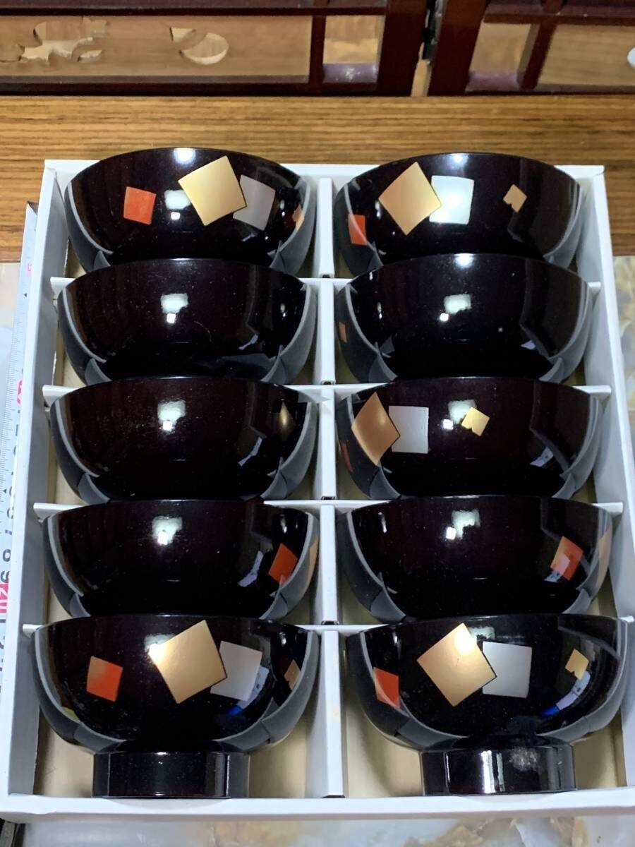 汁椀 特選 ギフト 未使用品 10ケ #sea203拍卖