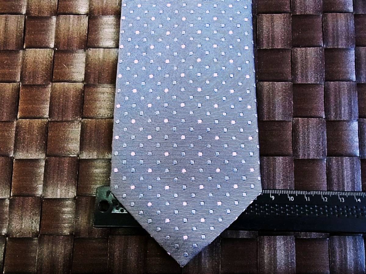 【特選】0978美品メイル&コー「MALE&Co.」(メール&コー)ネクタイ【人気の中細ナロータイ】シルク100%拍卖