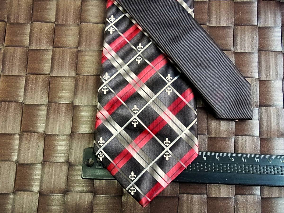 【特選】1050美品オリヒカ「ORIHICA」ネクタイ【人気の細ナロータイ】シルク100%拍卖