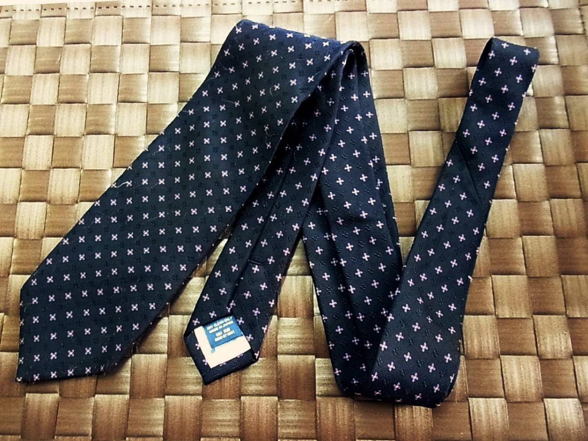 【特選】0933美品スーツカンパニー「THE SUIT COMPANY」ネクタイ【人気の超細ナロータイ】シルク100%拍卖