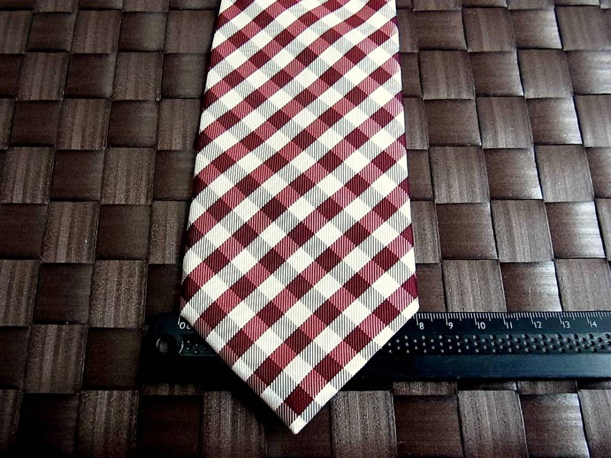 【特選】0937美品スーツカンパニー「THE SUIT COMPANY」ネクタイ【人気の超細ナロータイ】シルク100%拍卖