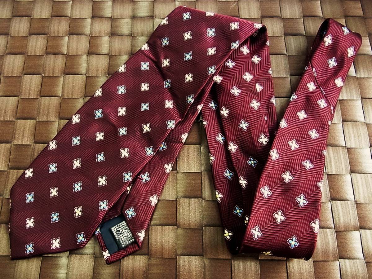 【特選】0900美品オラーニ「CHRISTIAN ORANI」ネクタイ【人気の細ナロータイ】シルク100%拍卖