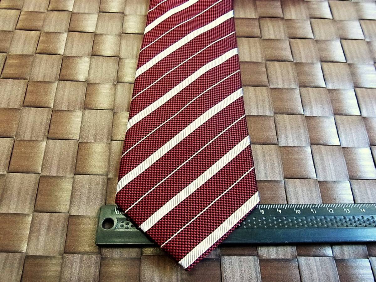 【特選】0963美品レミュー「LES MUES」ネクタイ【人気の超細ナロータイ】シルク100%拍卖