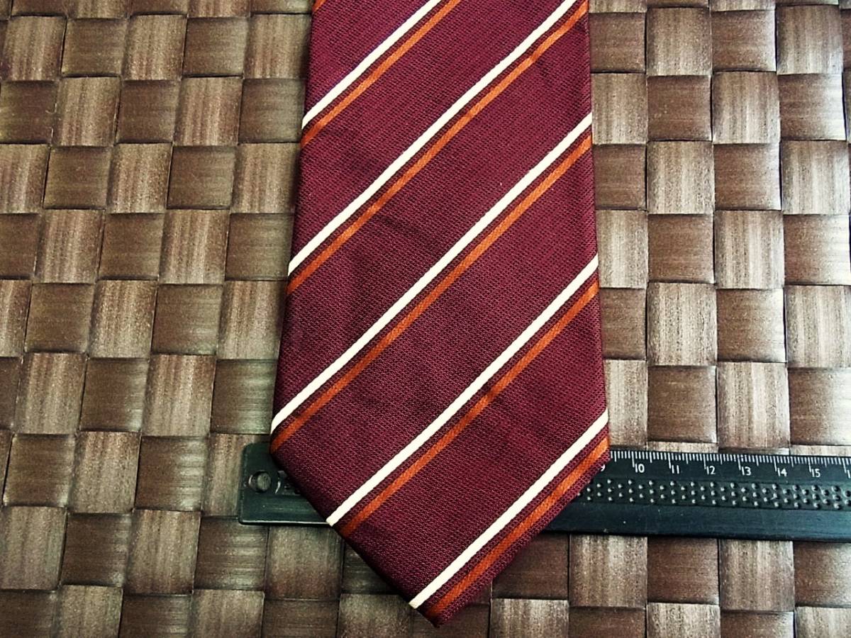 【特選】1051美品カルディアーネ「CALDIANE」ネクタイ/シルク100%拍卖