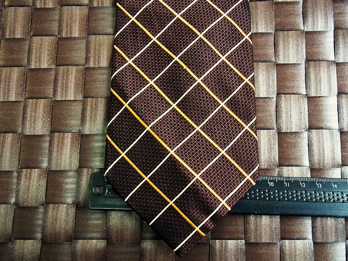 【特選】1052美品カルディアーネ「CALDIANE」ネクタイ/シルク100%拍卖