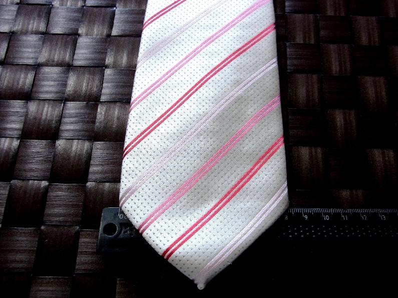 【特選】1251美品P.S.FA ★パーフェクトスーツファクトリー】PSFA/ネクタイ【人気の中細ナロータイ】シルク100%/ストライプ拍卖