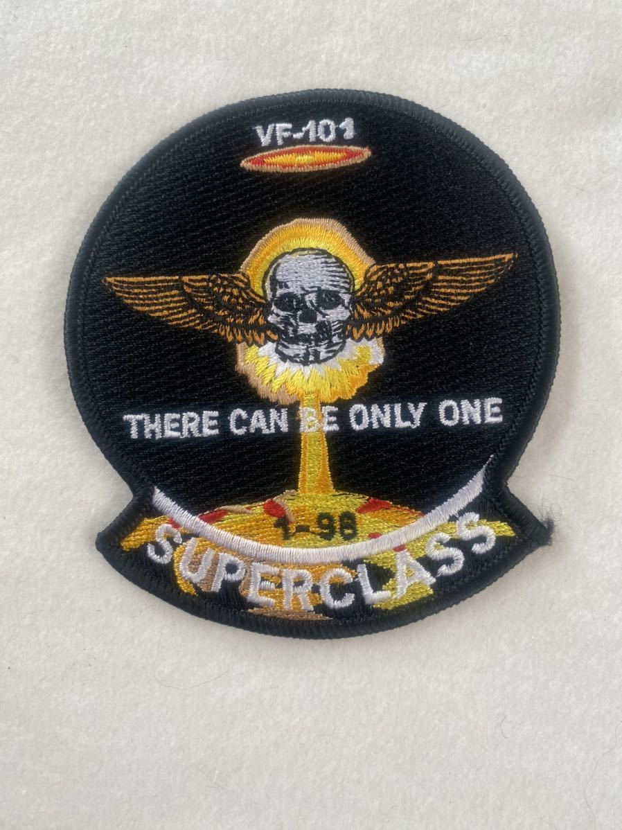 USN F-14 TOMCAT VF-101 GRIM REAPERS SUPER CLASS Patch!!拍卖