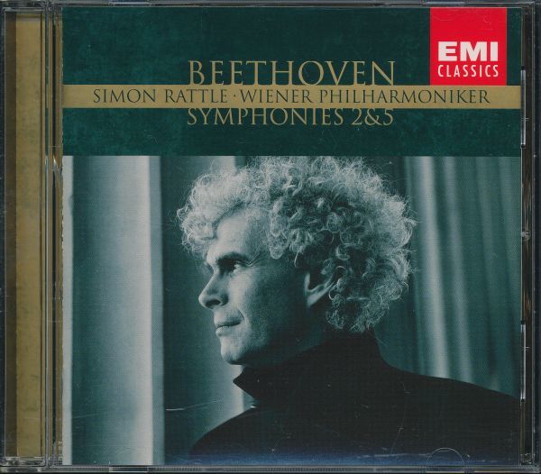 盤面良好 EMI国内盤 ラトル: ウィーン・フィル - ベートヴェン: 交響曲No.2 & 5 4枚同梱可能 c7B0000A128V拍卖