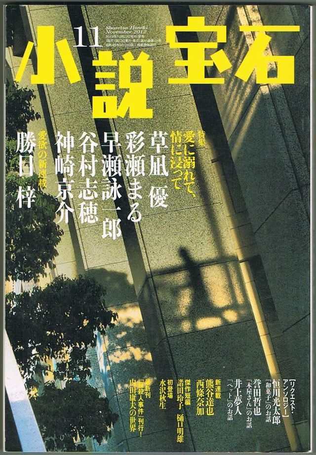 101* 小説宝石 2012年11月号 【特集】 愛に溺れて、情に浸って拍卖
