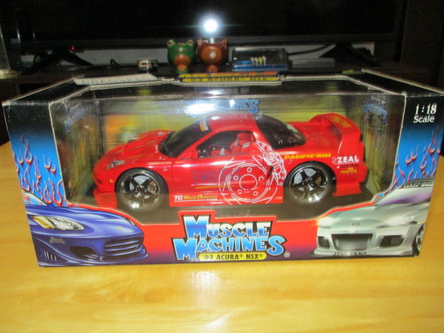 マッスルマシンズ製 1/18 「 ホンダNSX (NA2) アキュラ 」 2003y フォーミュラレッド ・送料 着払いゆうパック80サイズ拍卖
