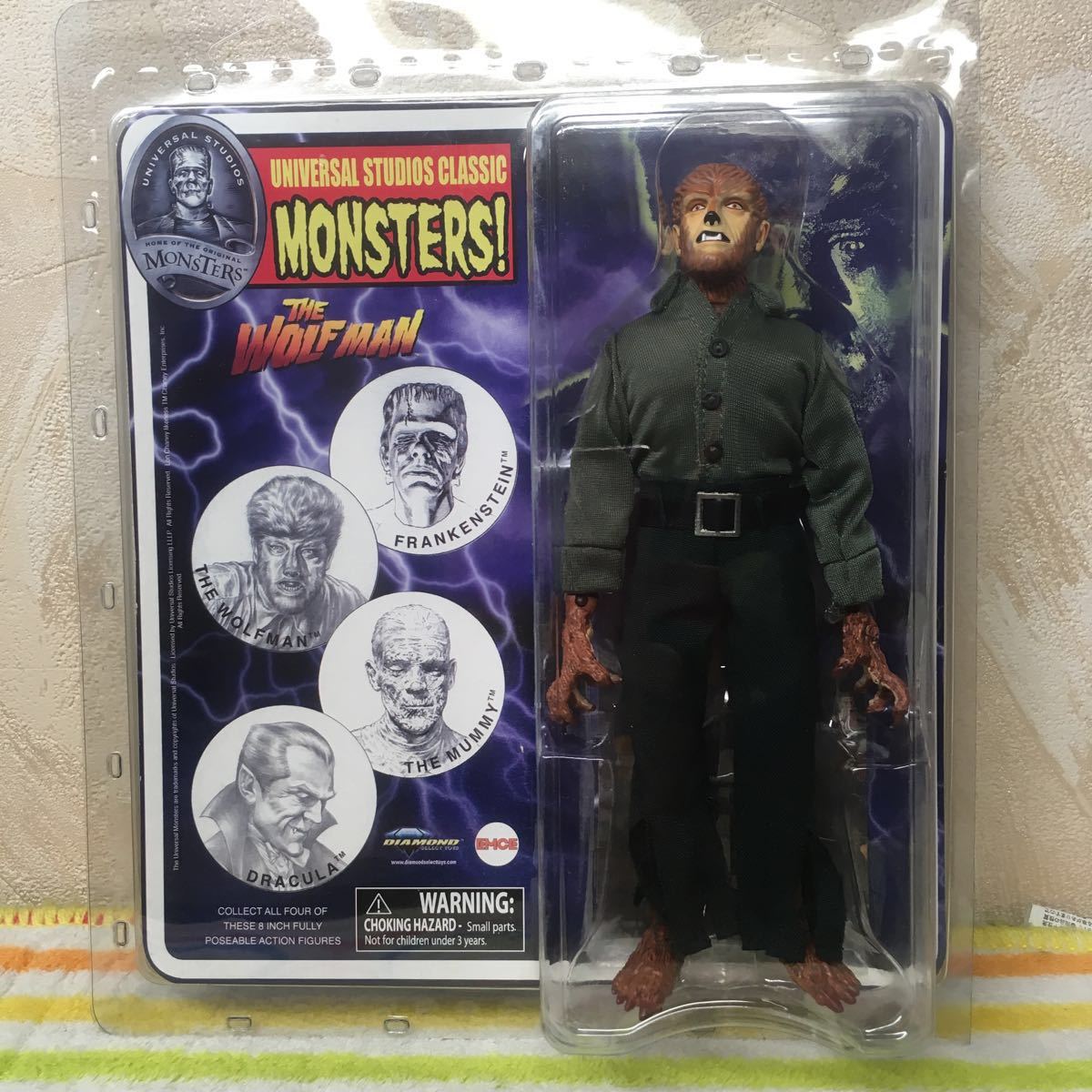 ☆ユニバーサル スタジオ クラシック モンスターズ アクションフィギュア☆『THE WOLFMAN』オオカミ男☆ダイアモンドセレクト社製☆ 拍卖