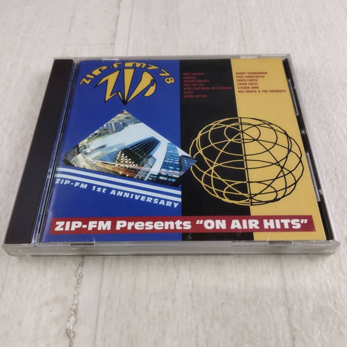 1QC6 CD ZIP-FM 1st Anniversary ZIP-FM Presents ON AIR HITS 帯付き拍卖