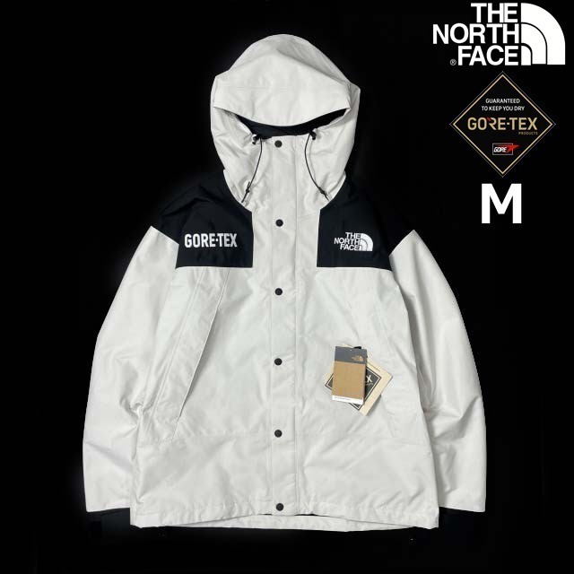 売切り【正規新品】THE NORTH FACE◆GORE-TEX MOUNTAIN JACKET マウンテンジャケット US限定 ロゴ刺繍 アウトドア(M)白 黒 180915-225拍卖
