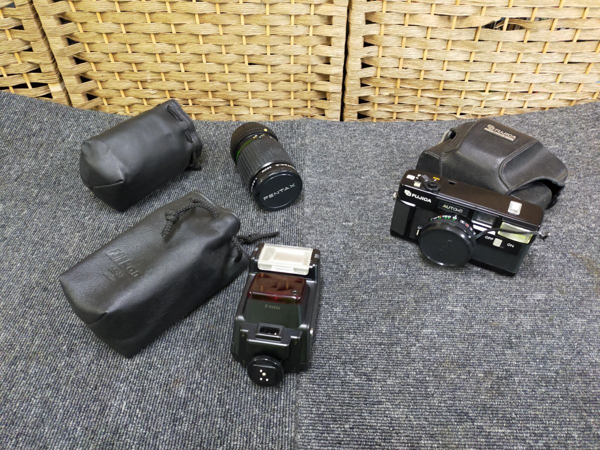 E04-20250318-02 FUJICA カメラ&ストロボ&レンズ セット FUJICA AUTO 5 【動作可能】& Nikon SS-22 & SMC PENTAX-A ZOOM 35-135mm F3.5-4.5拍卖