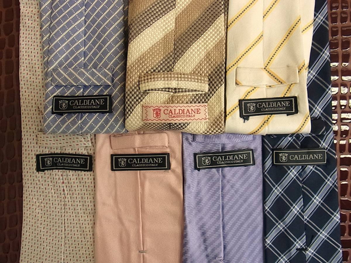 ★1942★SALE【全て【カルディアーネ「CALDIANE」7本セットで!超お買得!】ネクタイ③★拍卖
