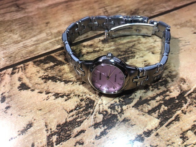 美品程度 ソーラー CITIZEN シチズン REGUNO レグノ シルバー×ピンク・ラメ B033-S028345 SOLAR-TECH 純正ブレス レディース 腕時計拍卖