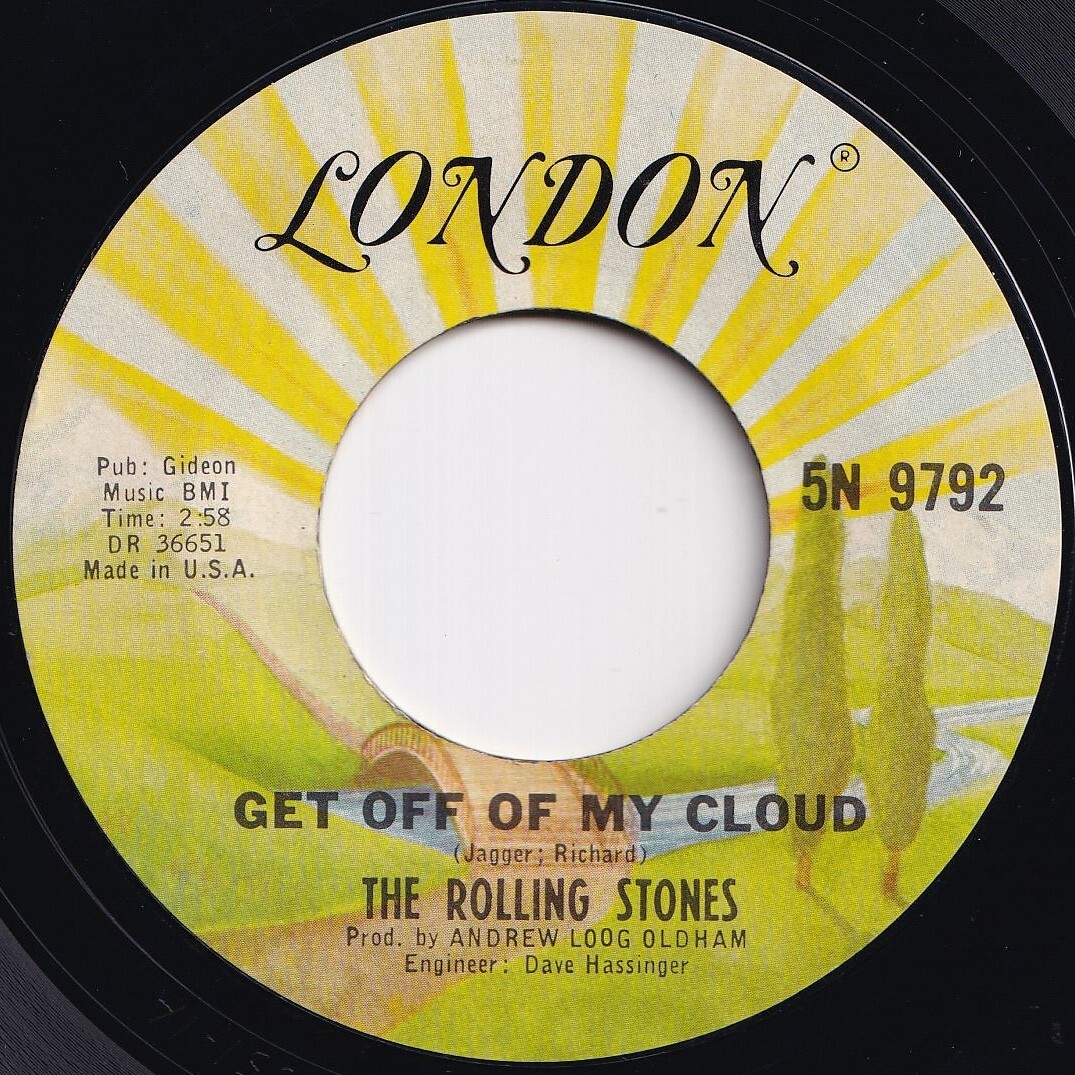 Rolling Stones Get Off Of My Cloud / I'm Free London US 5N 9792 210018 ROCK POP ロック ポップ レコード 7インチ 45拍卖
